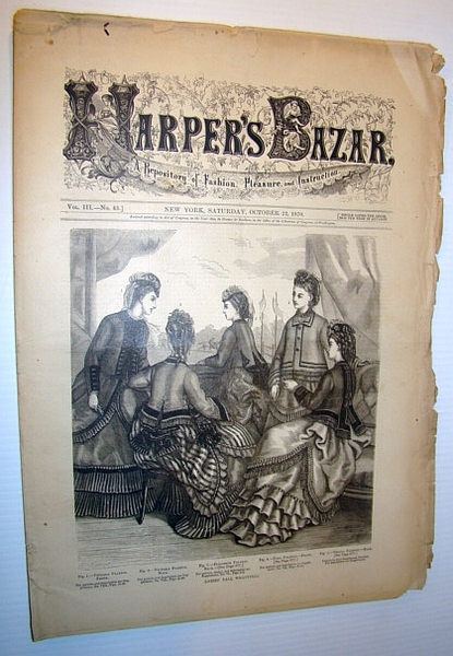 Harper's Bazar (Bazaar), October 22, 1870 - A Repository of …
