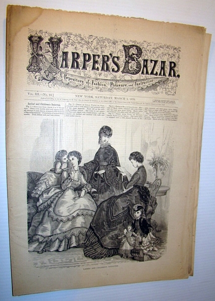 Harper's Bazar (Bazaar), March 5, 1870 - A Repository of …