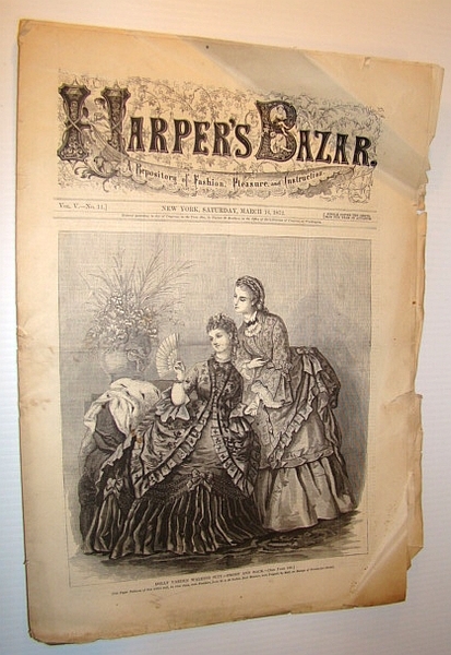 Harper's Bazar (Bazaar) Magazine, March 16, 1872 - A Repository …