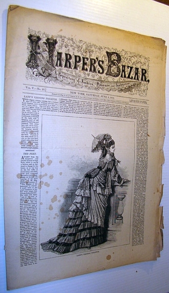Harper's Bazar (Bazaar) Magazine, June 8, 1872 - A Repository …
