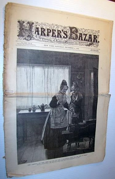 Harper's Bazar (Bazaar) Magazine, December 4, 1886 - A Repository …