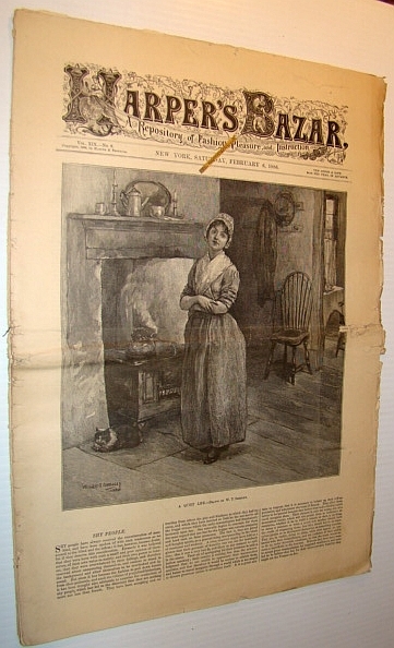 Harper's Bazar (Bazaar) Magazine, February 6, 1886 - A Repository …