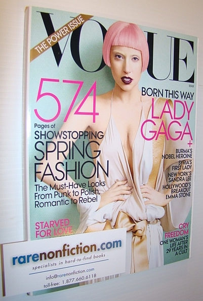 Vogue Magazine (US Edition), March 2011 - Lady Gaga Cover