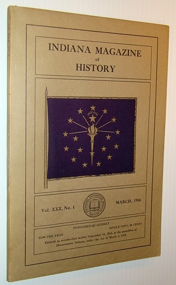 Indiana History Magazine, March 1934