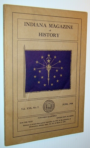 Indiana History Magazine, June 1934