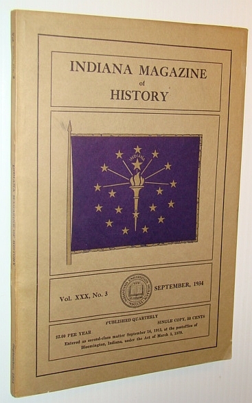 Indiana History Magazine, September 1934