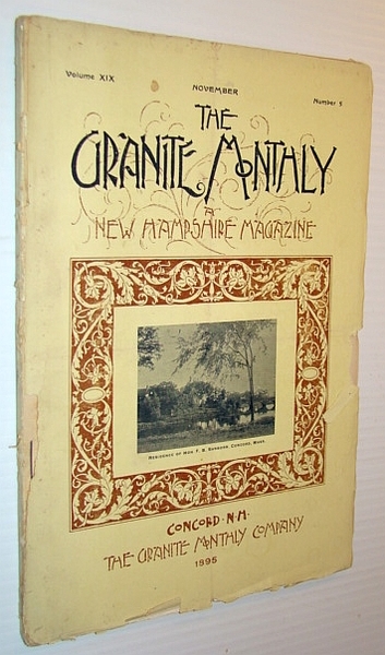 The Granite Monthly - a New Hampshire Magazine, November 1895