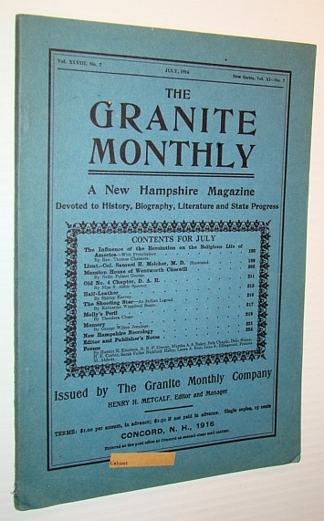 The Granite Monthly - A New Hampshire Magazine - July …