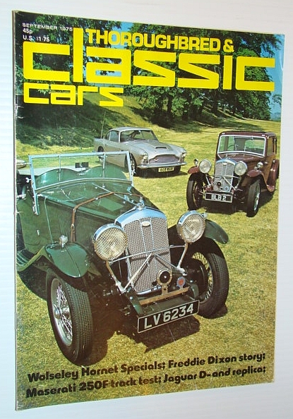 Thoroughbred and Classic Cars Magazine, September 1975 - Freddie Dixon