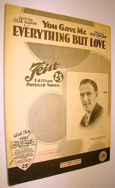 Ev'rything (Everything) But Love (You Gave Me) - Sheet Music …