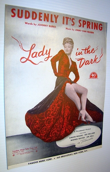 Suddenly It's Spring - Sheet Music for Voice and Piano …