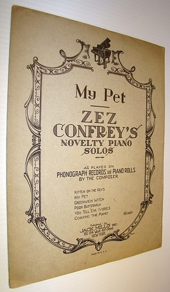 My Pet: Novelty Piano Sheet Music