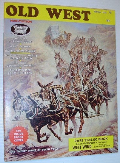 Old West Magazine - Winter, 1966