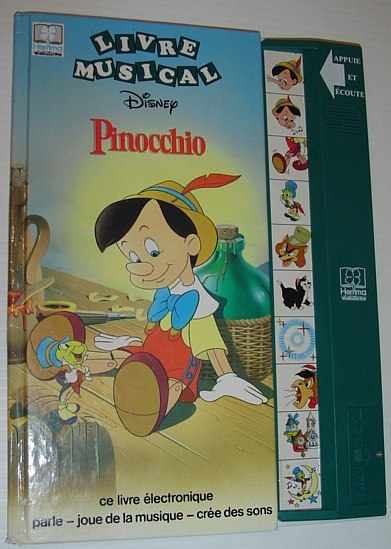 Disney Pinocchio - Livre Musical (Text in French)