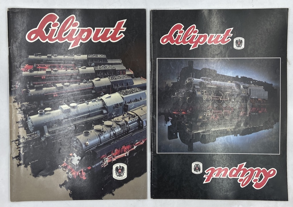 [2 cataloghi di modelli ferroviari Liliput]
