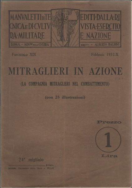 Mitraglieri in Azione (La Compagnia Mitraglieri nel combattimento)