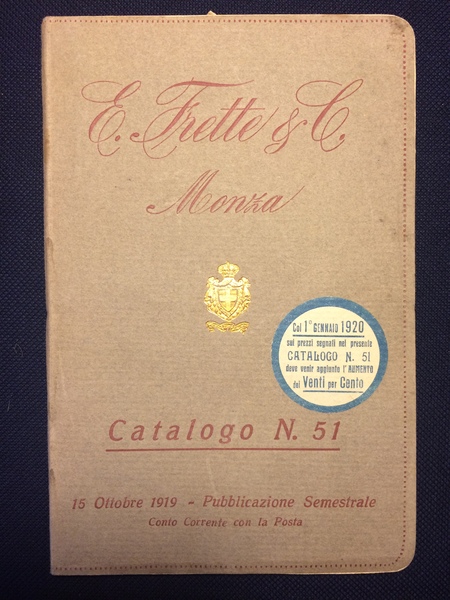 Catalogo Generale N° 51. Telerie, Tovaglierie, Biancherie per Corredi ecc. …