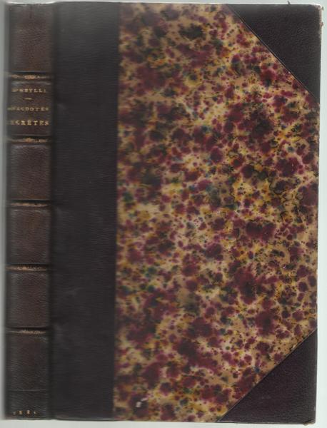 ANECDOTES SECRETES DU REGNE DE LOUIS XV. Portefeuille d'un Petit-Maitre. …