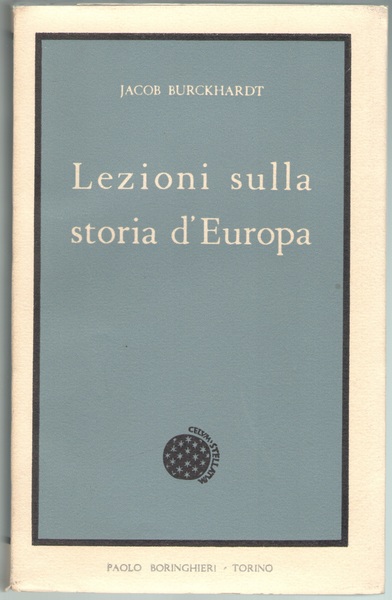 Lezioni sulla storia d’Europa.