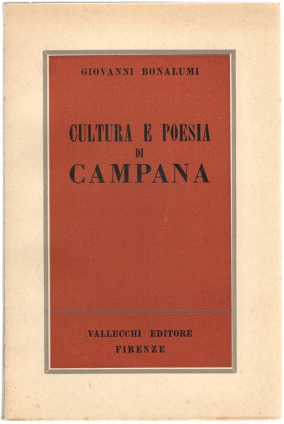 Cultura e poesia di Campana