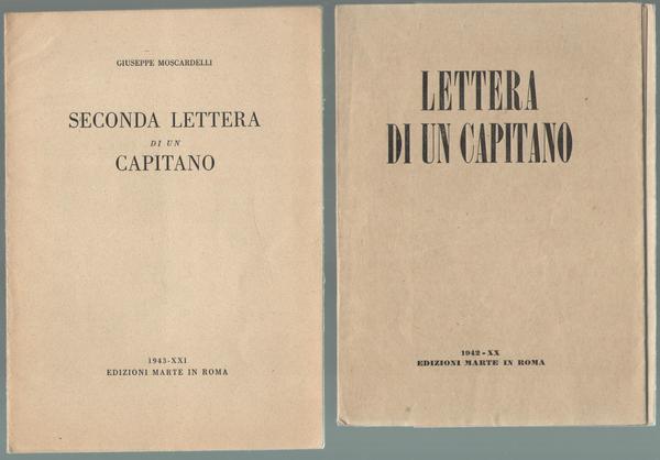Unò-duè. Lettera aperta di un Capitano al suo subalterno.