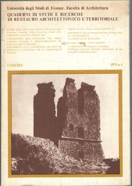 Quaderni di studi e ricerche di restauro architettonico e territoriale. …