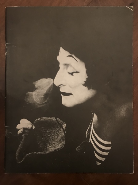 Marcel Marceau - Programme 1978.