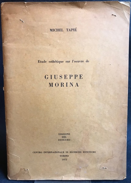 Etude esthétique sur l'oeuvre de Giuseppe Morina.