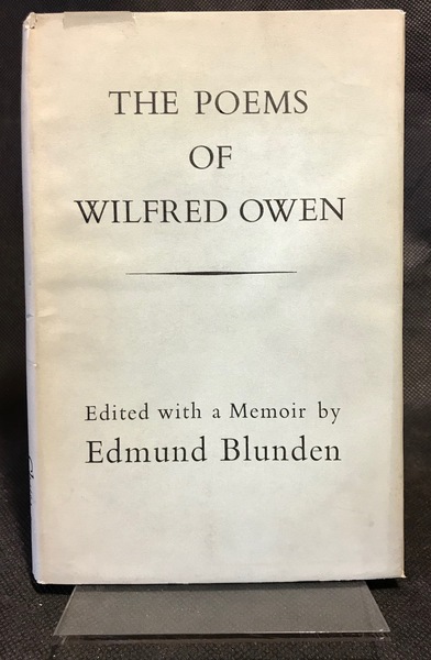 THE POEMS OF WILFRED OWEN. Edited witha a Memoir by …