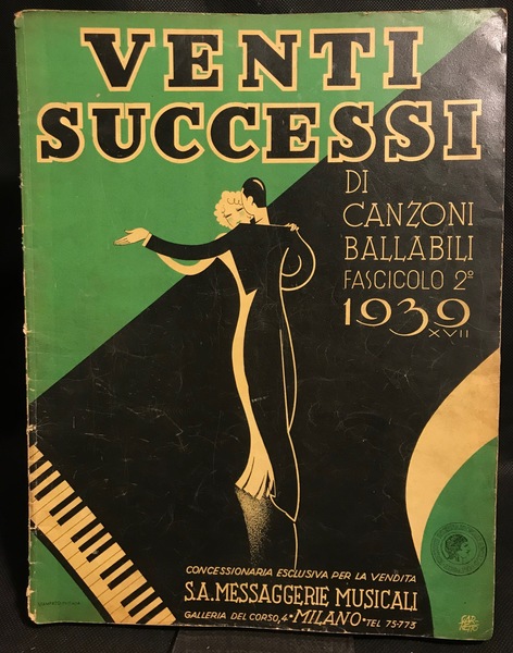 VENTI SUCCESSI DI CANZONI BALLABILI. Fascicolo 2°. [copertina di GARRETTO].
