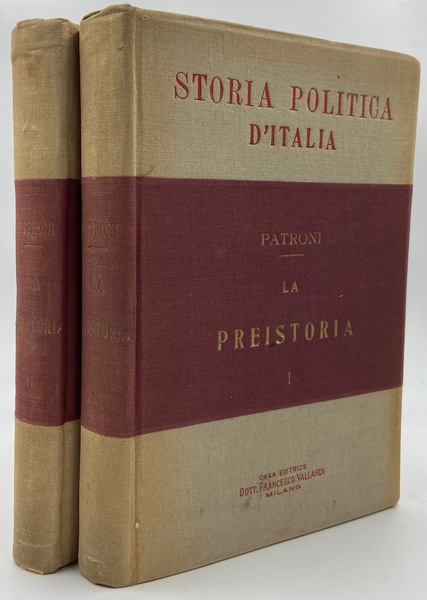 STORIA POLITICA D'ITALIA: LA PREISTORIA. Parte prima (-seconda).