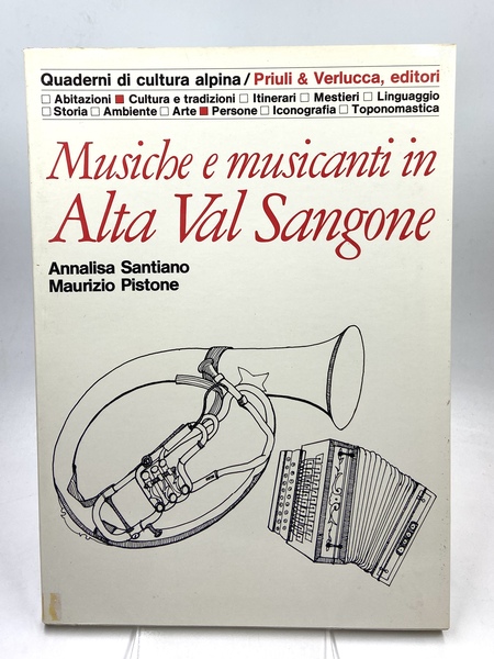 Musiche e musicanti in Alta Val Sangone. Quaderni di cultura …