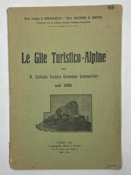 Le Gite Turistico-Alpine del R. Istituto Tecnico Germano Sommelier nel …