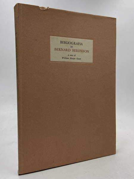 Bibliografia di Bernard Berenson.