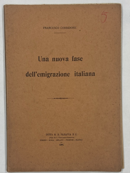 Una nuova fase dell’emigrazione italiana.