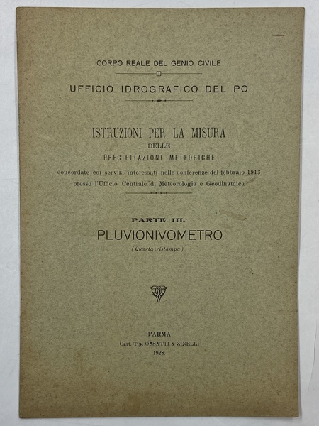 [ISTRUZIONI PER L’USO DEL PLUVIOMETRO] Istruzioni per la misura delle …