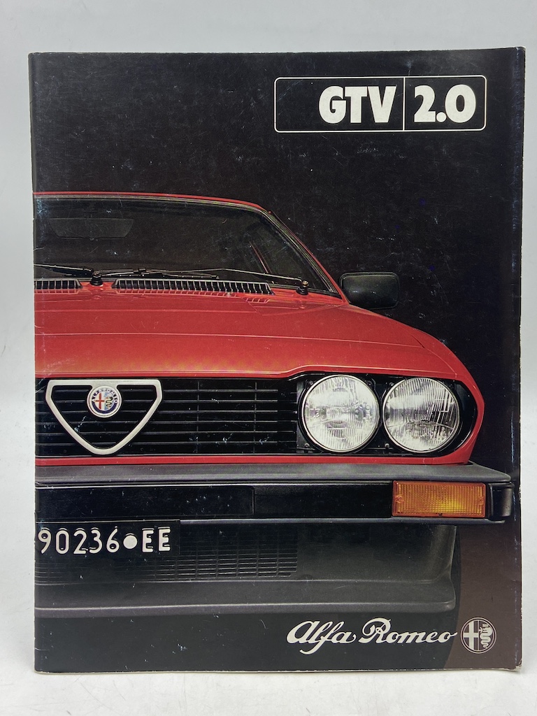 ALFA ROMEO GTV 2.0. [Stampato 8012 1133 I]