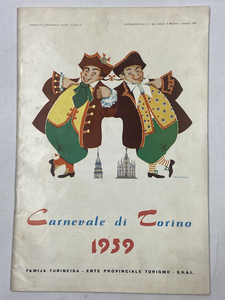 CARNEVALE 1959. Numero unico edito a cura del Comitato del …