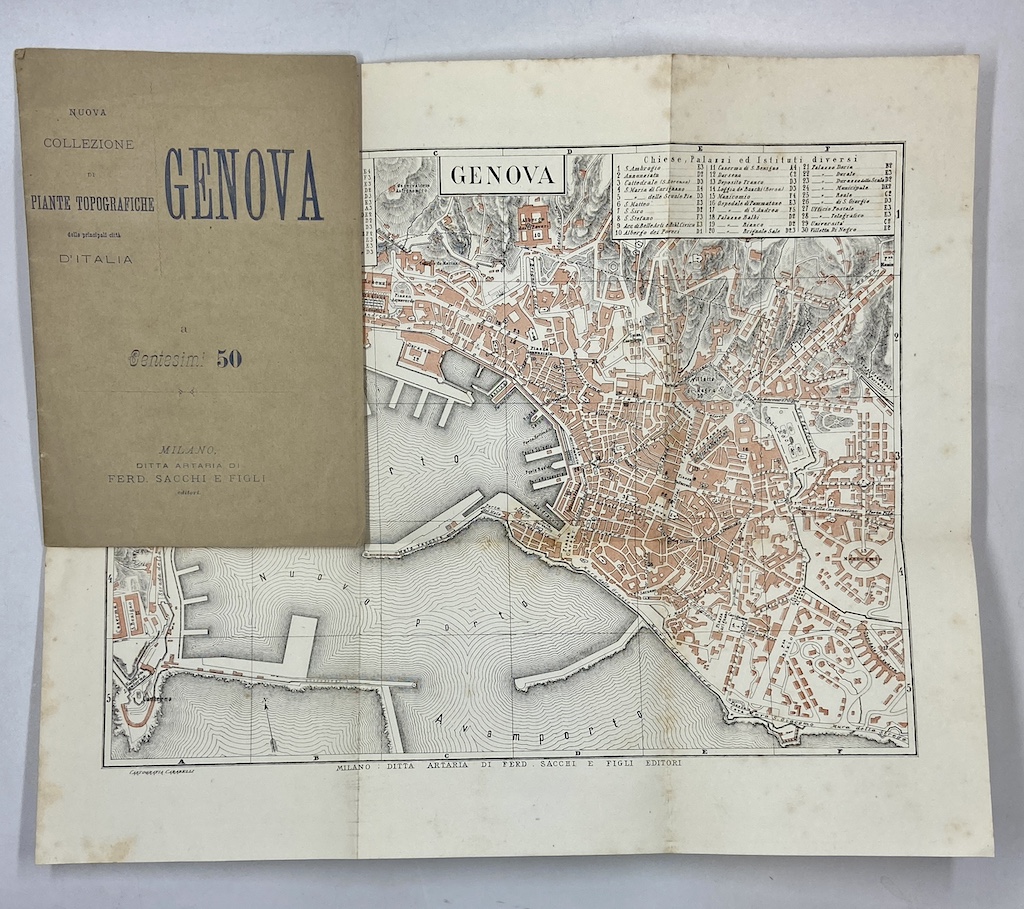 [Carta topografica] GENOVA. Nuova Collezione di Piante Topografiche delle principali …