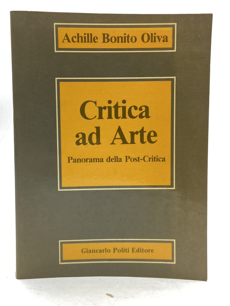 Critica ad arte. Panorama della Post-Critica.