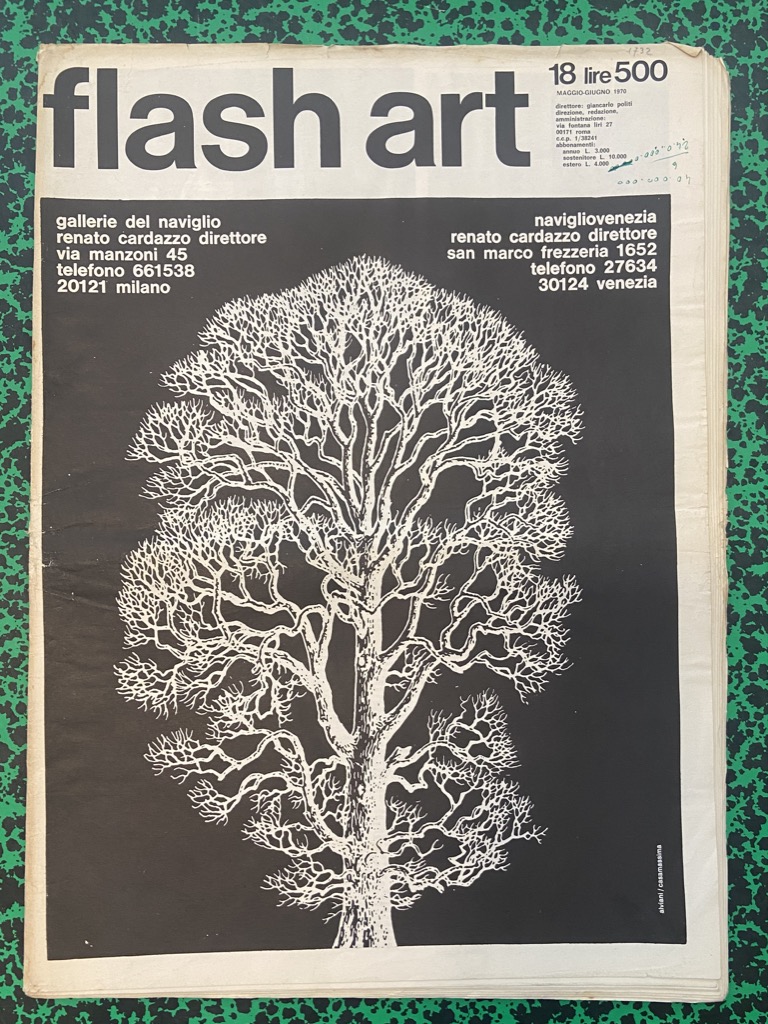 FLASH ART 18 MAGGIO GIUGNO 1970.
