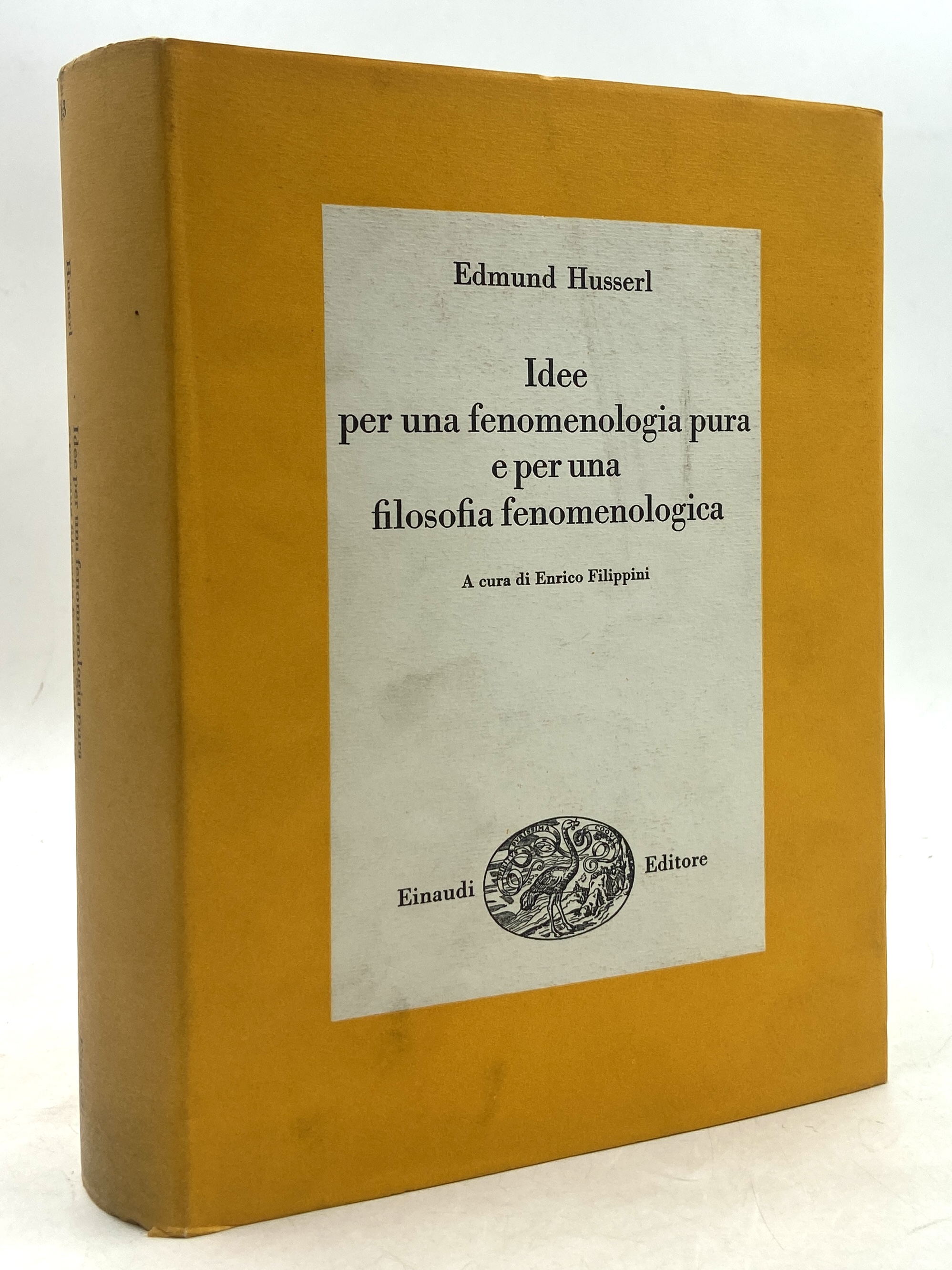 Idee per una fenomenologia pura e per una filosofia fenomenologica.