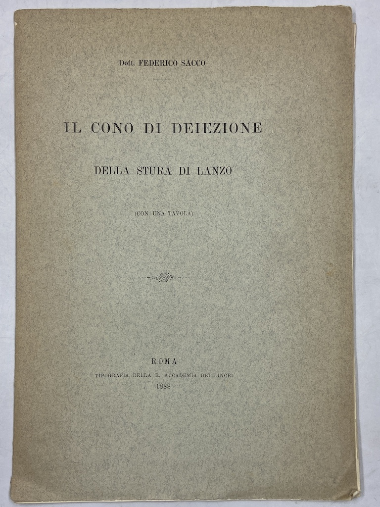 IL CONO DI DEIEZIONE DELLA STURA DI LANZO.