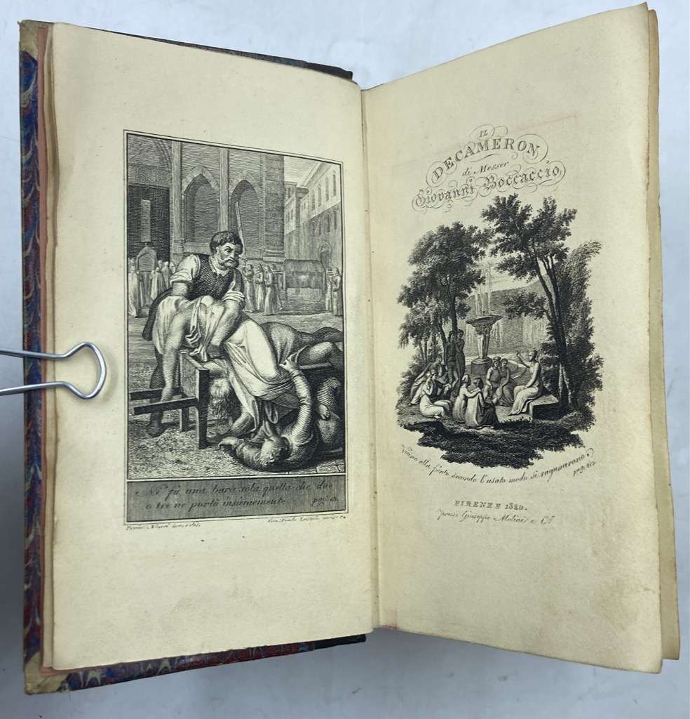 IL DECAMERON DI MESSER GIO. BOCCACCIO. Edizione Seconda.