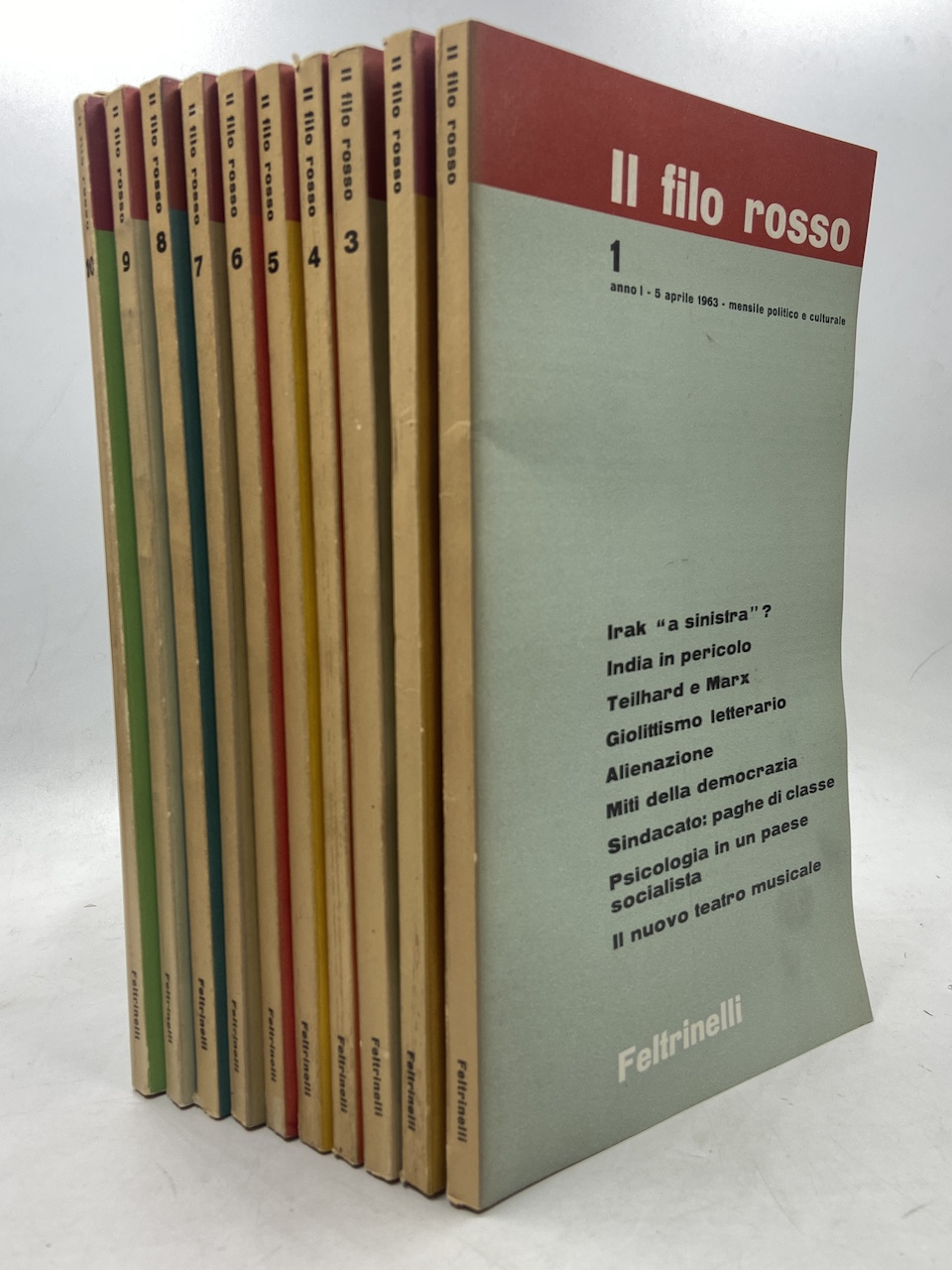 Il filo rosso. Mensile politico e culturale. Anno I n. …