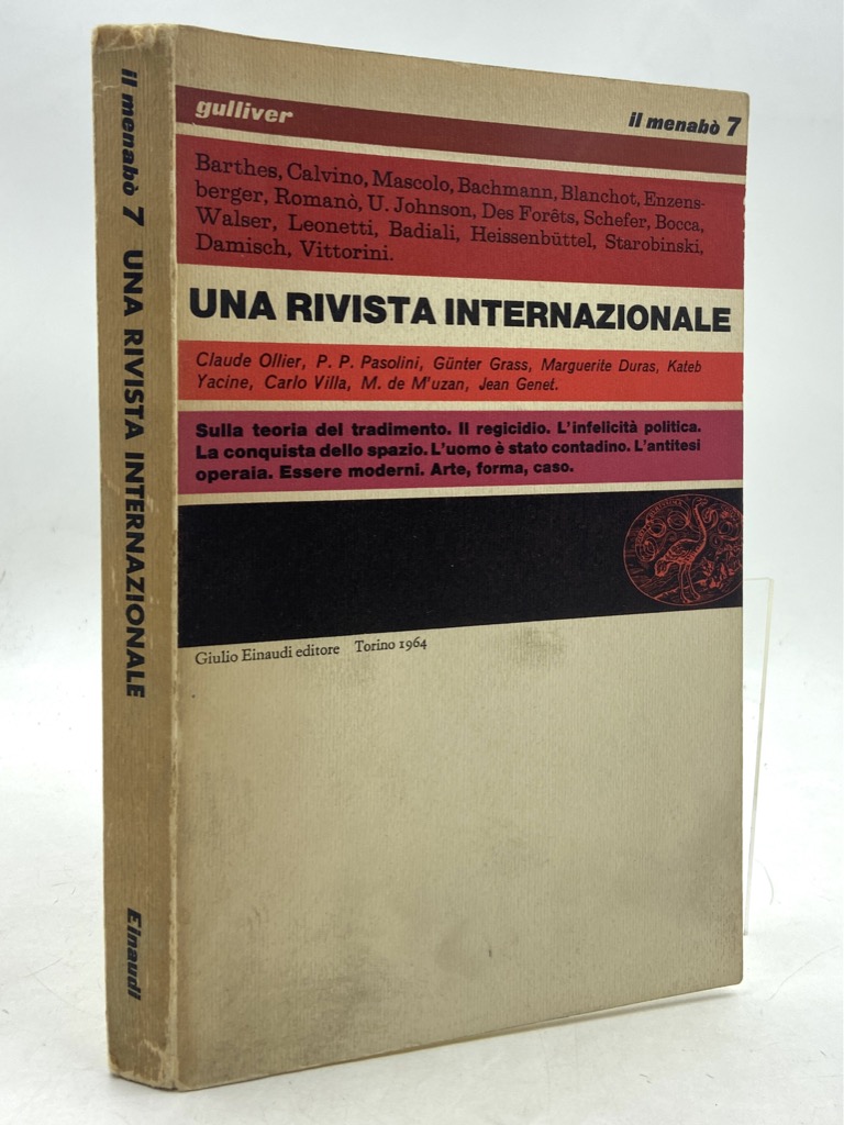 IL MENABÒ DI LETTERATURA diretto da Elio Vittorini e Italo …