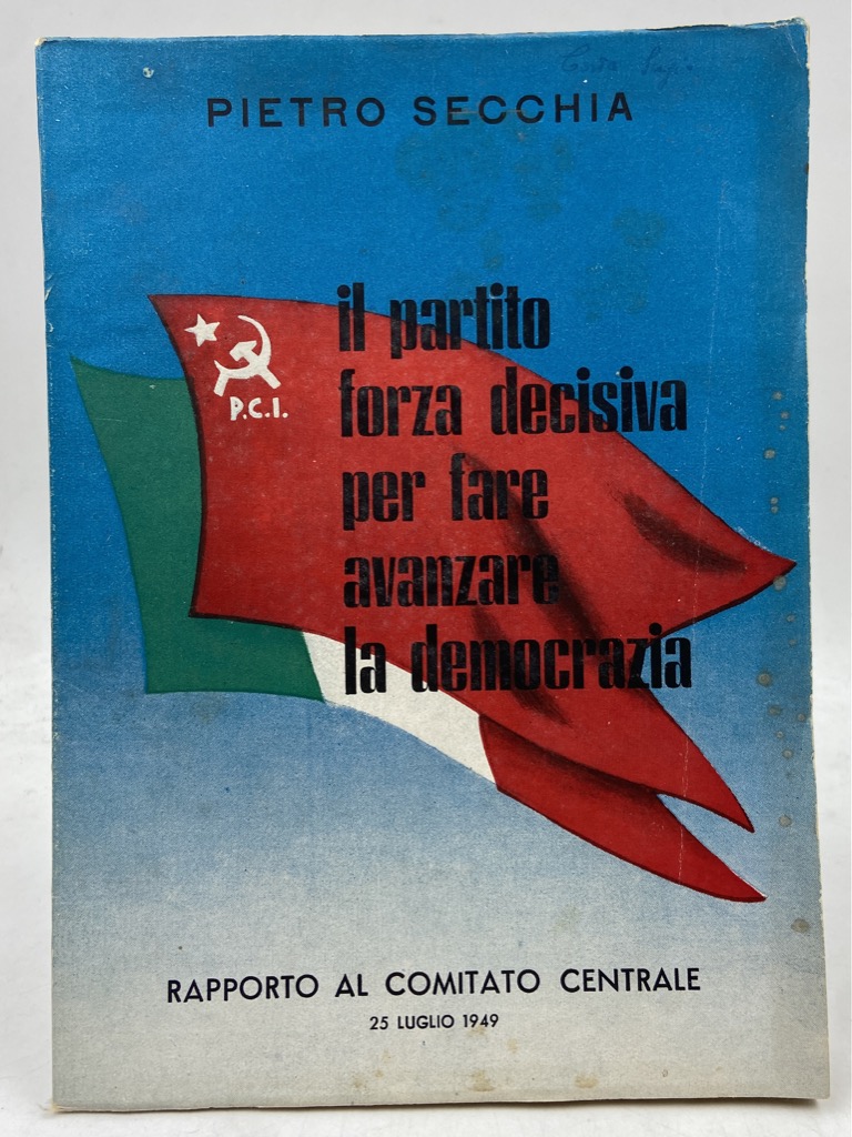 Il partito forza decisiva per fare avanzare la democrazia. Rapporto …