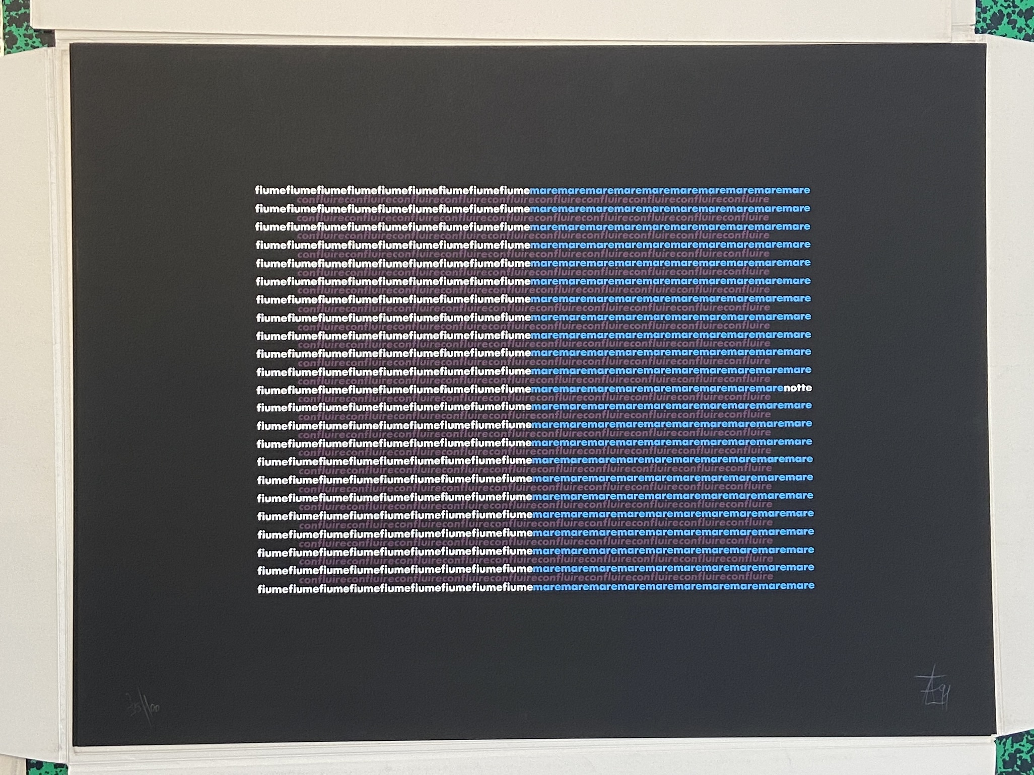 INCANDESCENZE. CINQUE ITINERARI LITORANEI. POEMA SERIALE IN CINQUE TAVOLE SERIGRAFICHE …