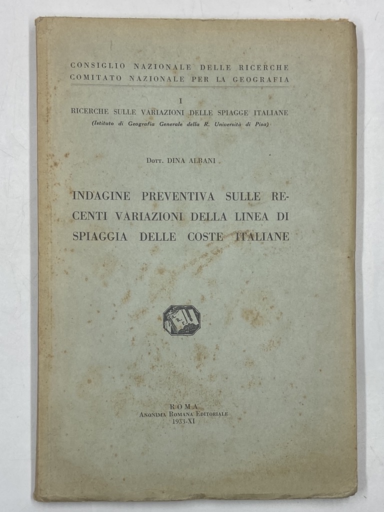 INDAGINE PREVENTIVA SULLE RECENTI VARIAZIONI DELLA LINEA DI SPIAGGIA DELLE …