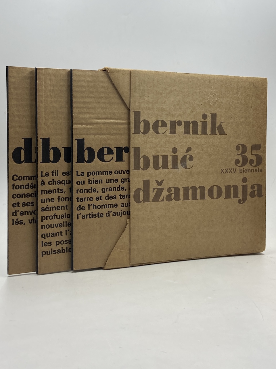 JUGOSLAVIA ’70. VENEZIA 35 XXXV BIENNALE. Bernik. Buić. Dźamonja.